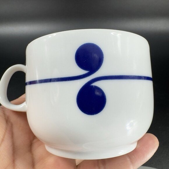 Vintage Arzberg Colon Blue Cup And Saucer Set Porcelain Made In Germany VTG - Picture 7 of 12